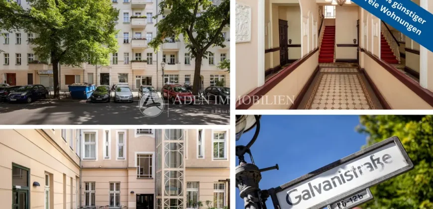 VERMIETET! PROVISIONSFREI! Schöne 2-Zimmer-Wohnung in Charlottenburg als Kapitalanlage